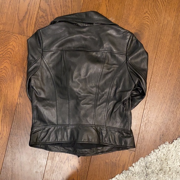 Michael Kors Leather Jacket - Picture 2 of 9